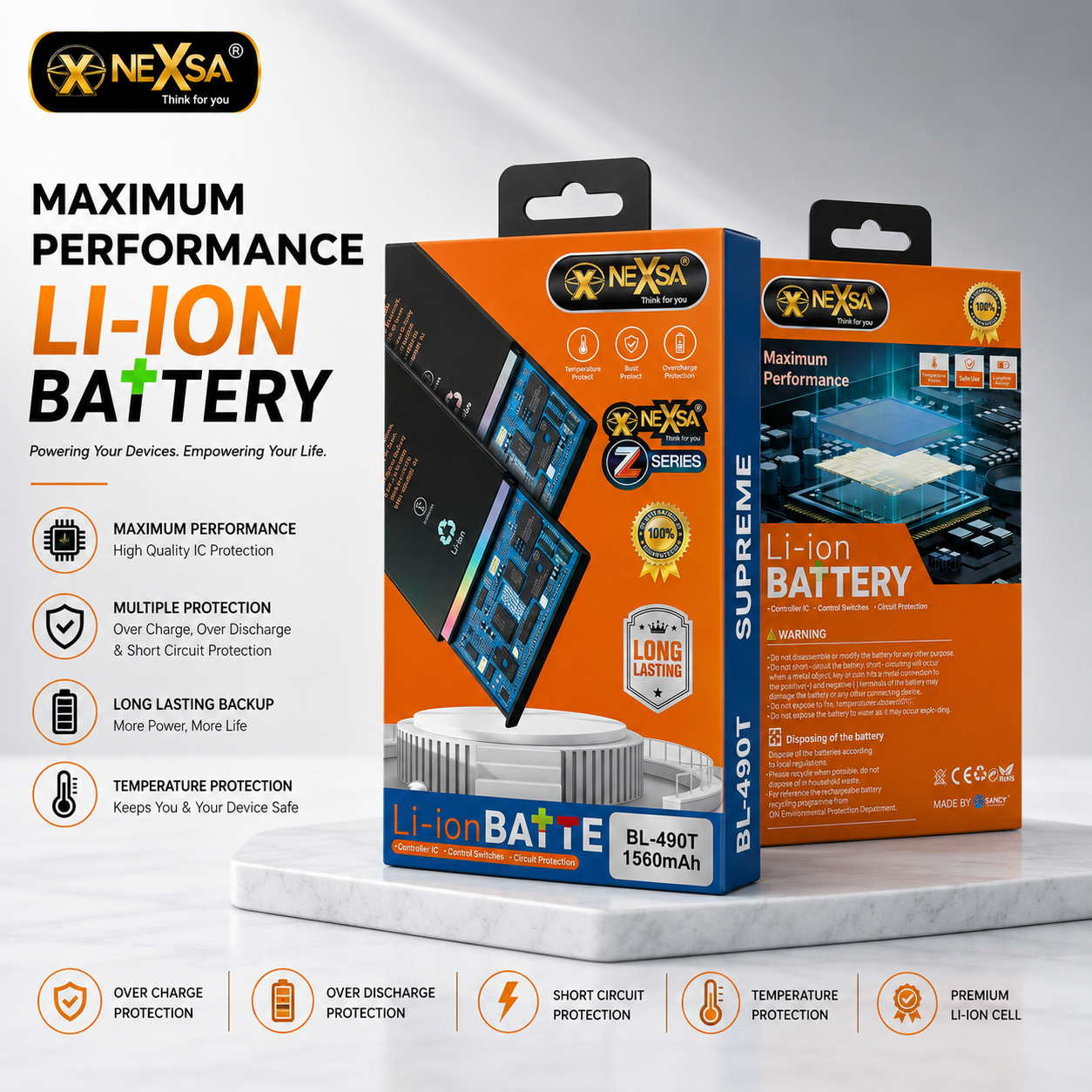 NEXSA BL-490T Li-Ion Battery